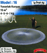 Model 16 - Dere Akarsu Serpme Ağı