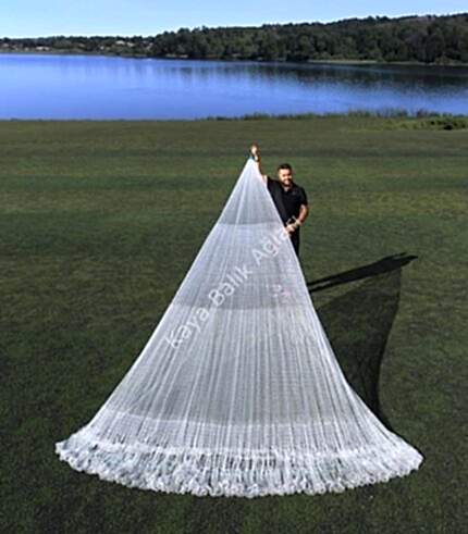 İp Örgü Deniz Serpme Ağ