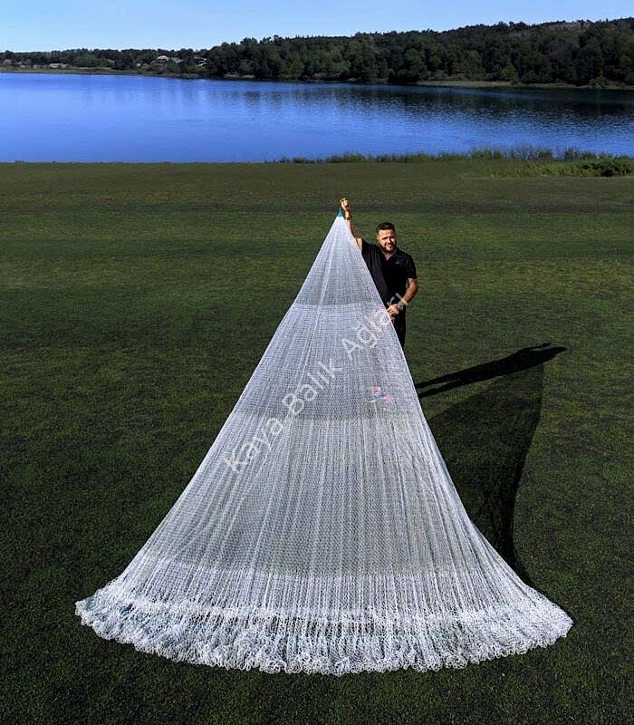 İp Örgü Deniz Serpme Ağ