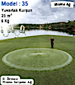 Model 35 - Misina Serpme - 25 M² - 6 Kg