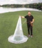 Zincirli İp Örgü Serpme Ağ 5 Kg