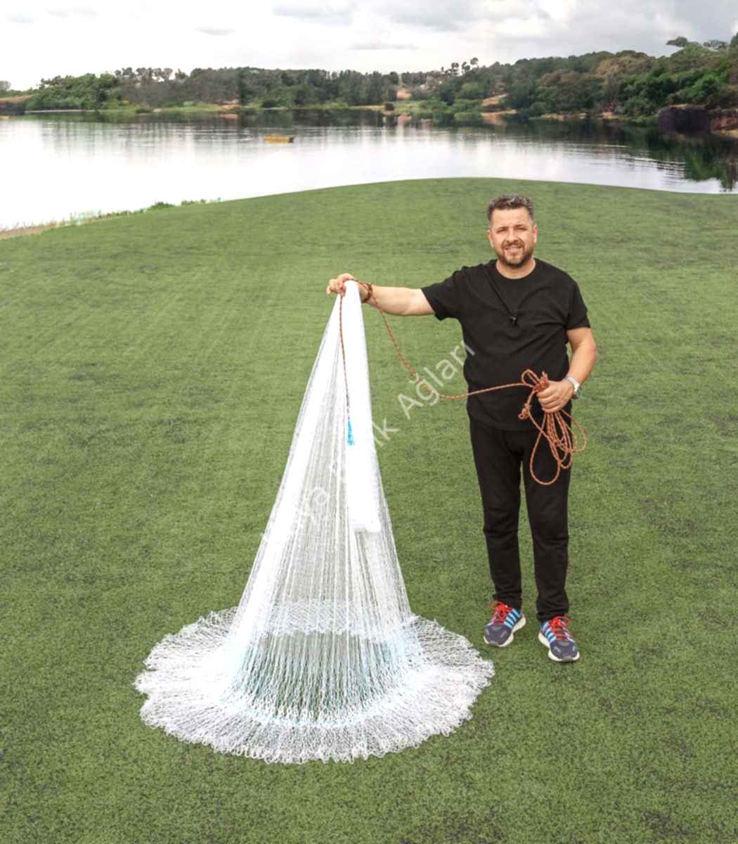 Zincirli İp Örgü Serpme Ağ 5 Kg