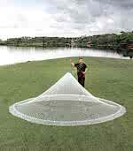 Zincirli İp Örgü Serpme Ağ 5 Kg