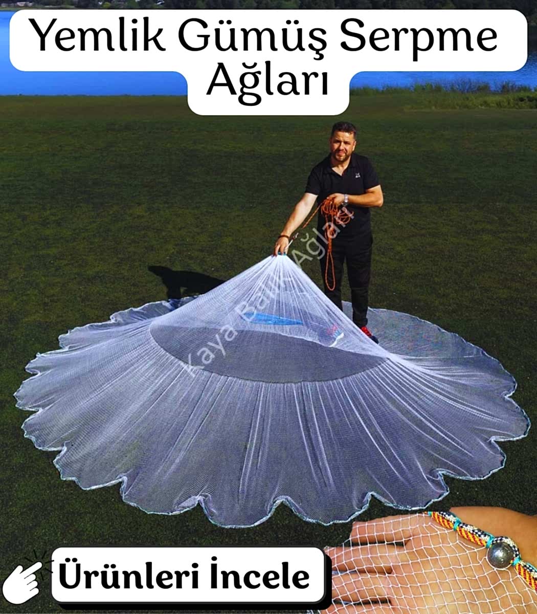 Gümüş Yemlik Serpme Ağ