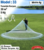 Model 33 - Misina Serpme - 20 M² -  5 Kg